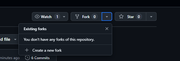 Create Fork
