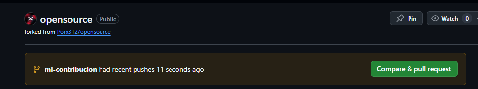 create pull request