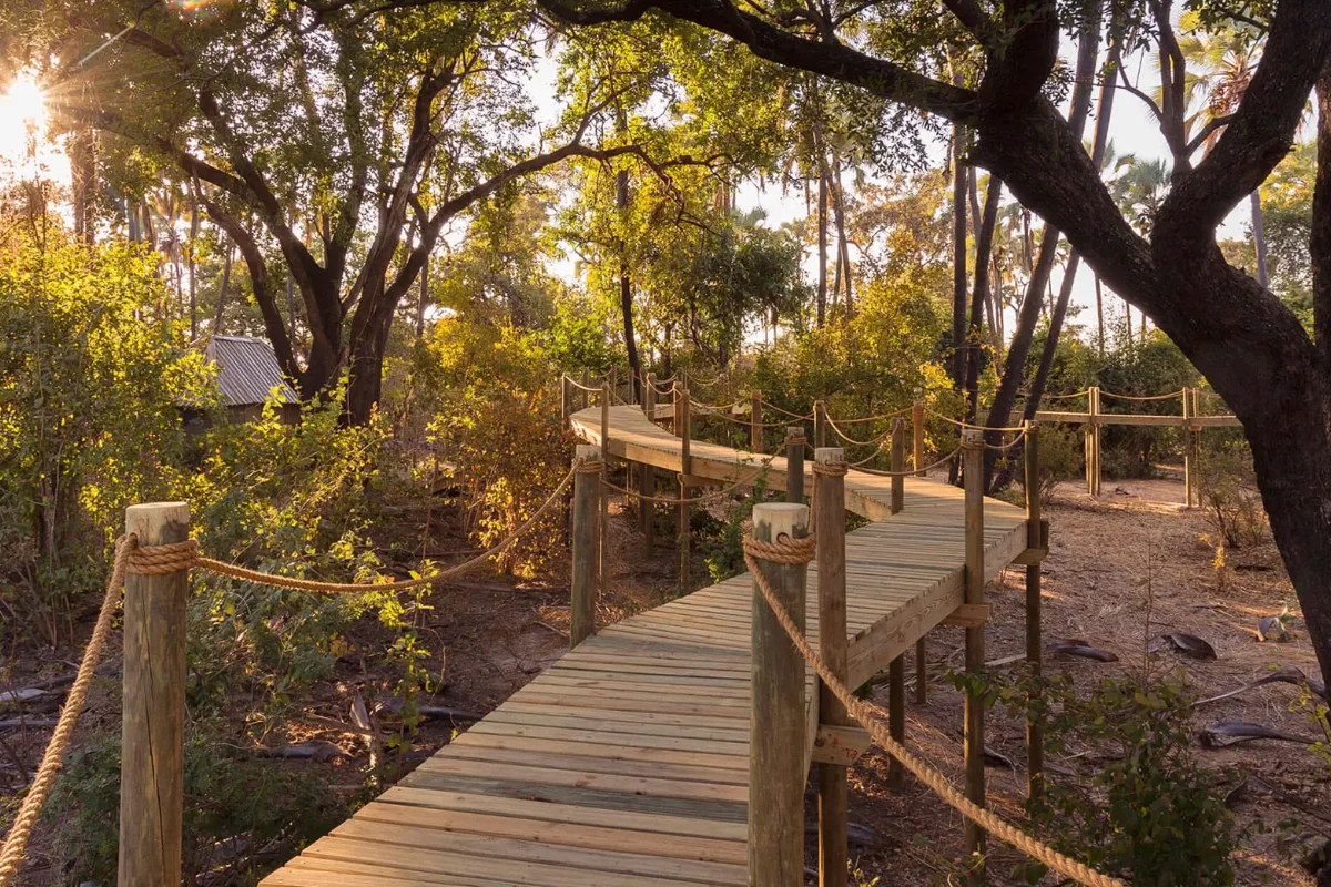 Victoria Falls Island Lodge Walkway