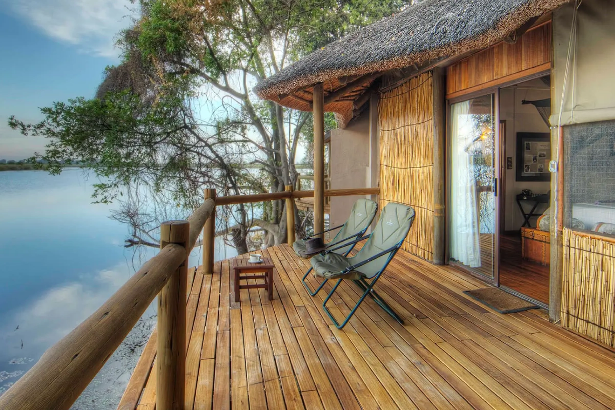 Xugana Island Lodge Room Deck