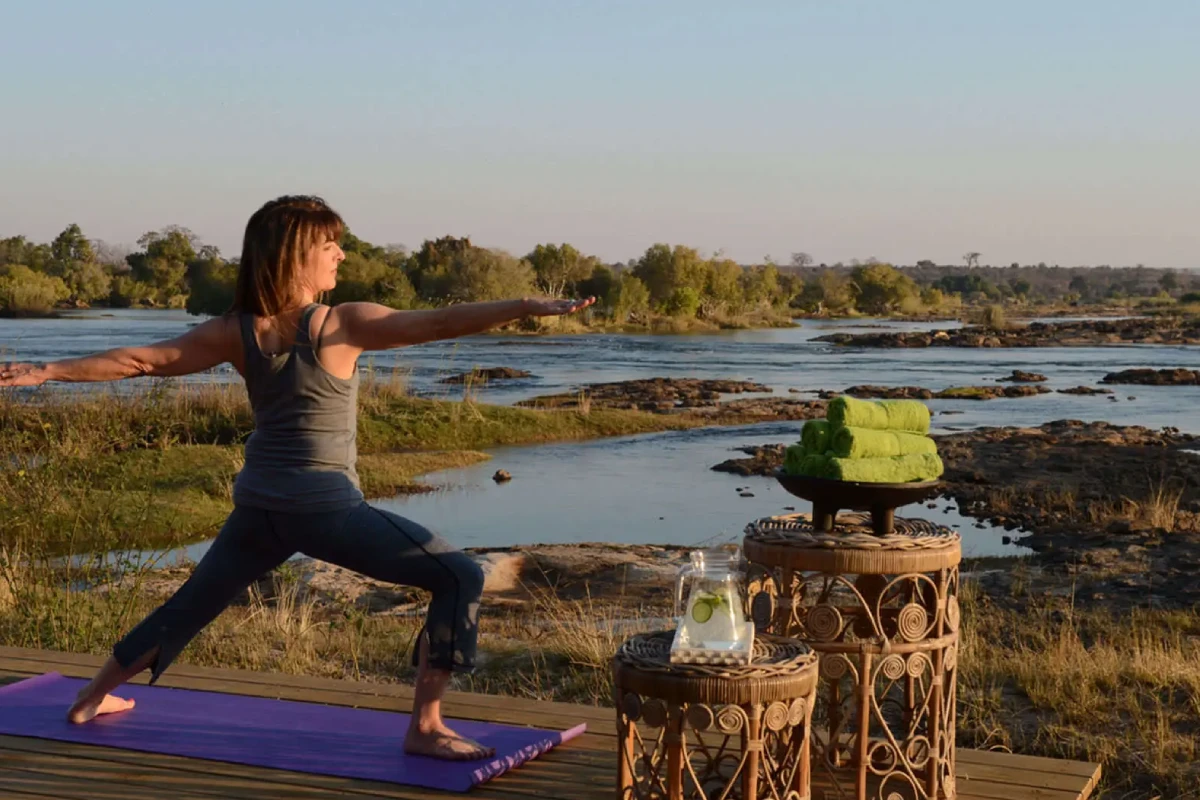 Toka Leya Camp Yoga View