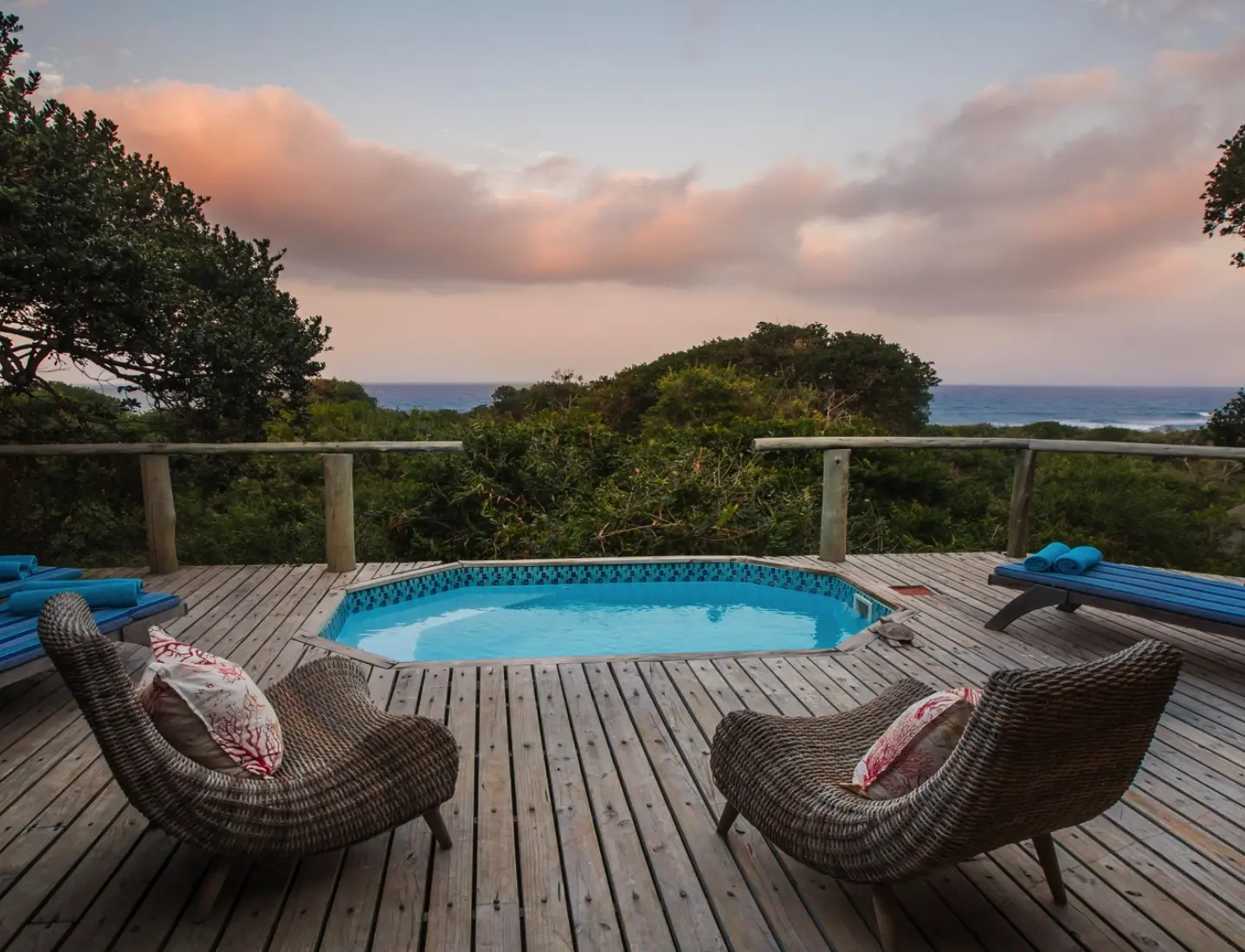 Thonga Beach Lodge Pool Area