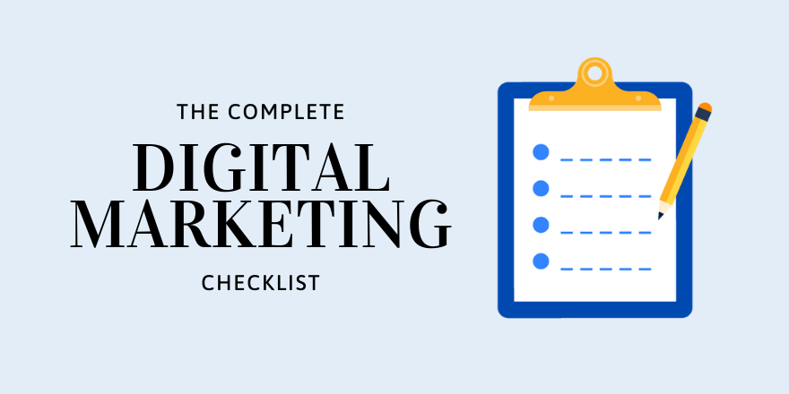 Digital Marketing Checklist for Startups: Everything You Need to Grow Online