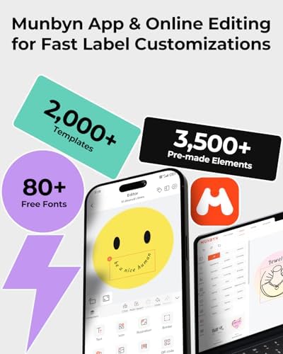Vue 5 de Munbyn Imprimante Detiquettes Dexpedition