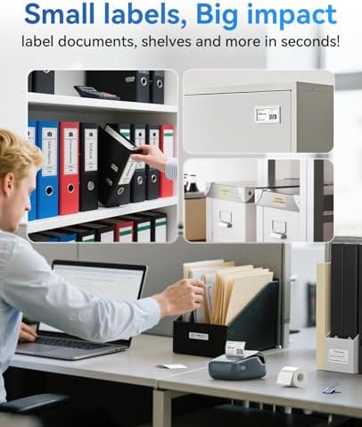 Vue 3 de Niimbot Etiqueteuse Portable