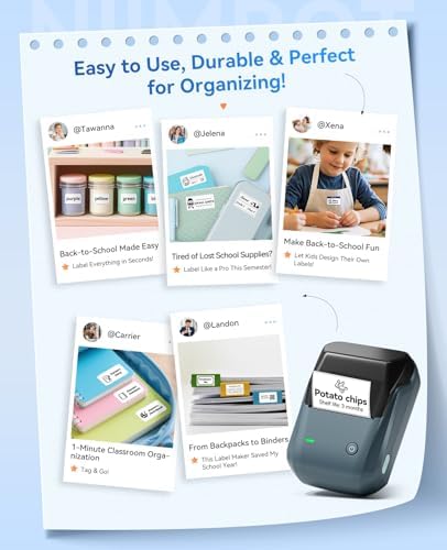 Vue 5 de Niimbot Etiqueteuse Portable