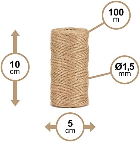 Vue 2 de La Cordeline Ficelle Jute
