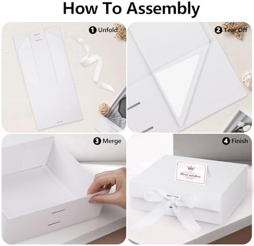 Vue 3 de Hianjoo Boite Cadeau Avec