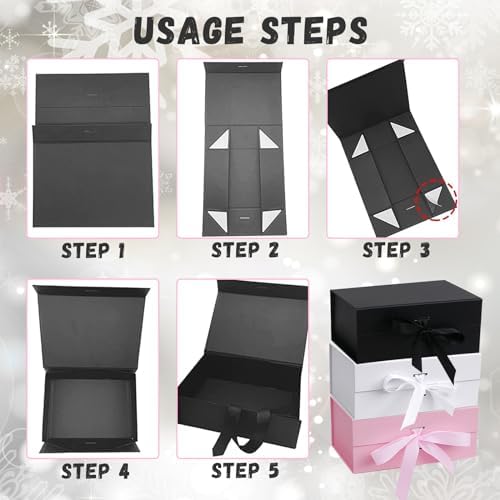 Vue 3 de Boite Cadeau Avec Bowknot