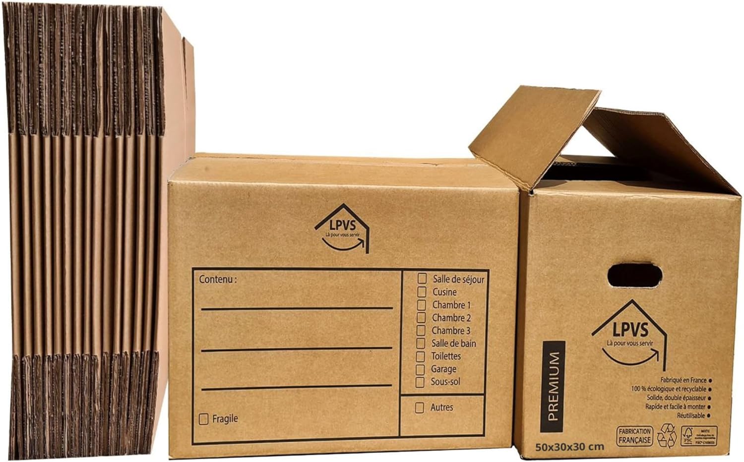 Lot Cartons De Demenagement