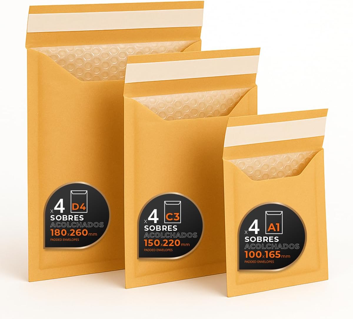 Enveloppes Bulles Expedition Kraft