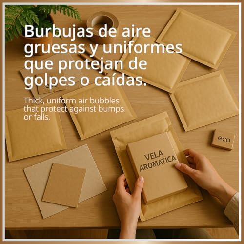 Vue 3 de Enveloppes Bulles Expedition Kraft