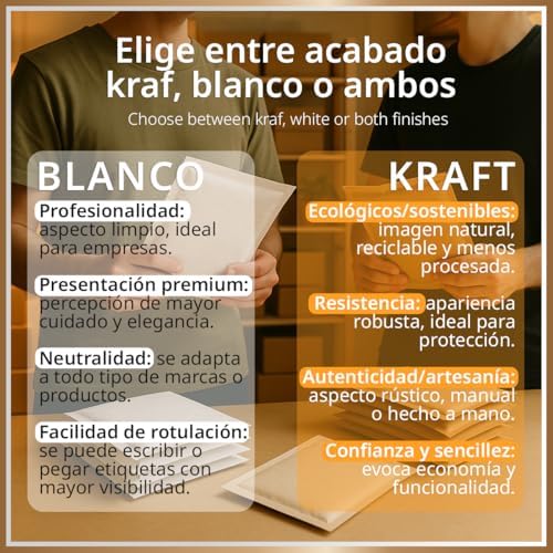 Vue 4 de Enveloppes Bulles Expedition Kraft