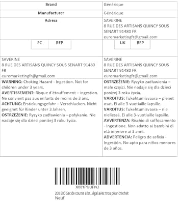 Vue 2 de Bio Sac De Course