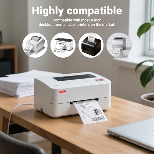 Vue 4 de Feuilles Etiquettes Autocollantes