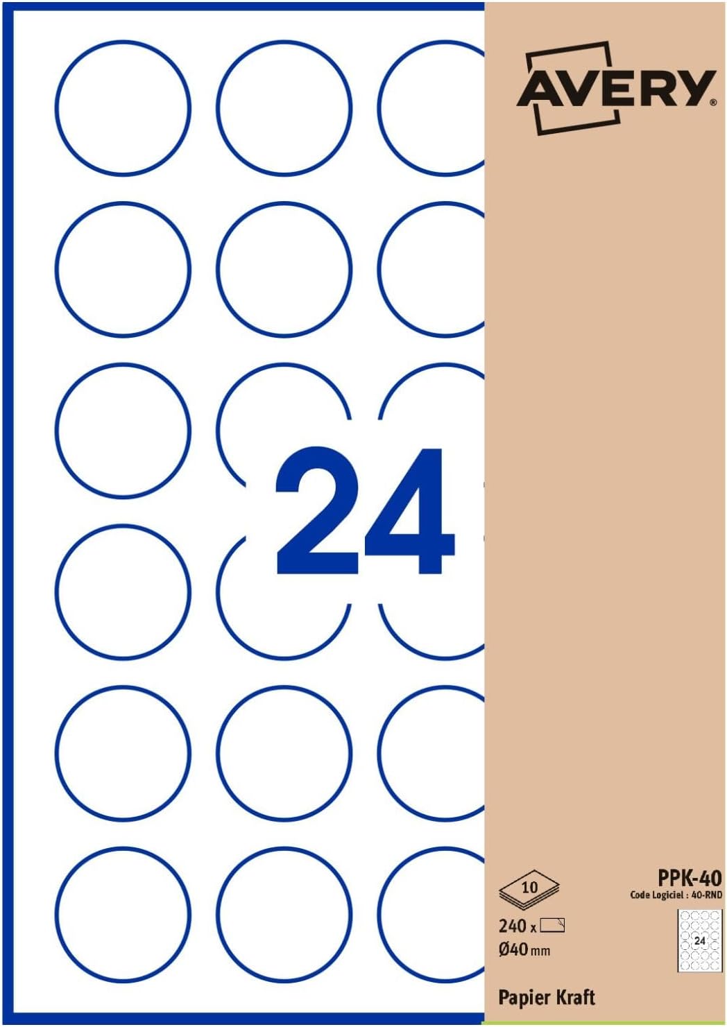 Avery Pochette De Etiquettes