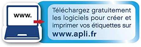 Vue 4 de Apli Etiquettes Adhesives Blanches
