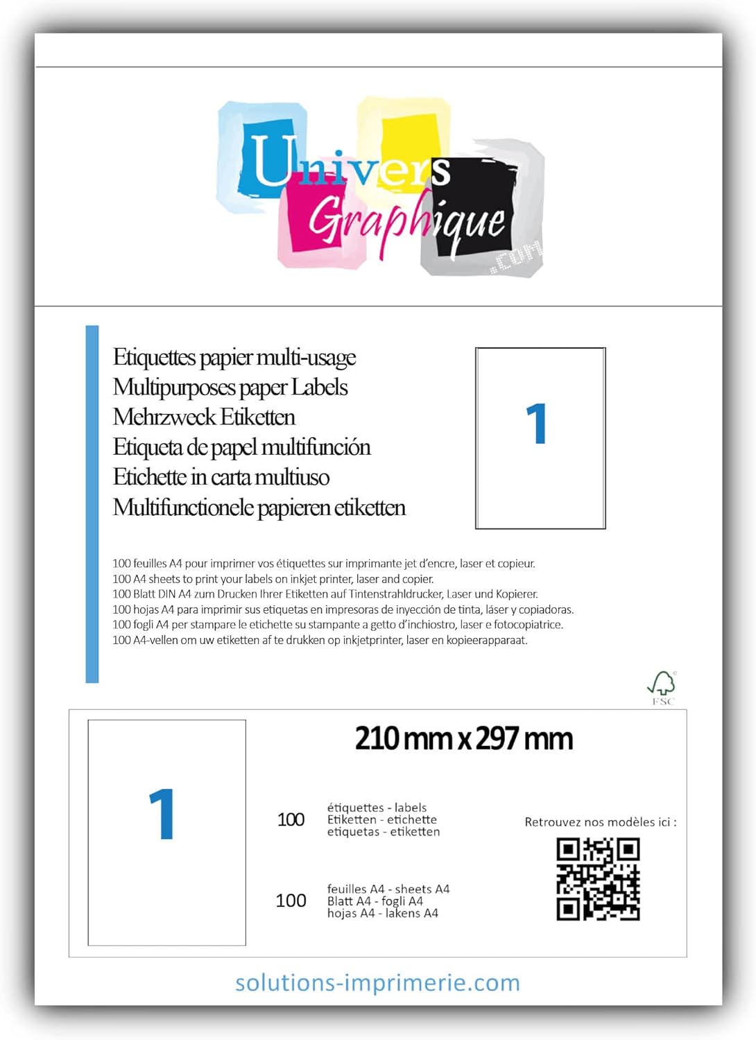 Feuilles Papier Adhesif