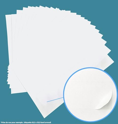 Vue 5 de Feuilles Papier Adhesif