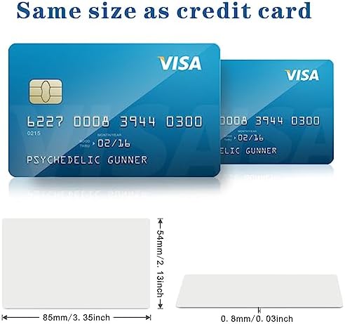 Vue 2 de Pcs Nfc Tag Carte