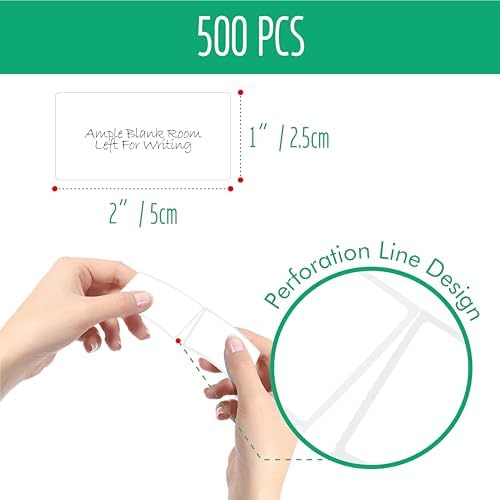 Vue 2 de Etiquettes Alimentaires Amovibles Et