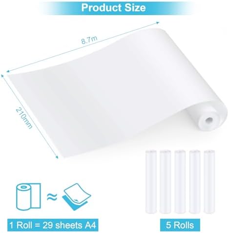 Vue 2 de Rouleaux Papier Thermique