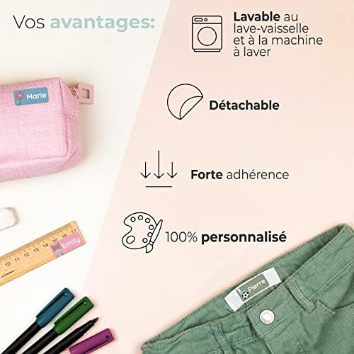 Vue 3 de Melu Kids Etiquettes Autocollantes