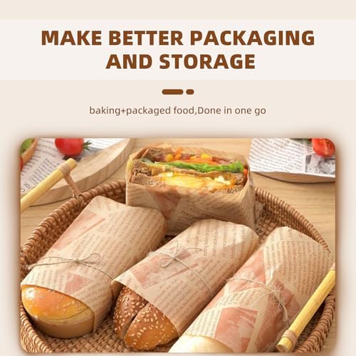 Vue 3 de Papier Journal Alimentaire Papier