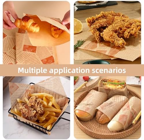 Vue 6 de Papier Journal Alimentaire Papier