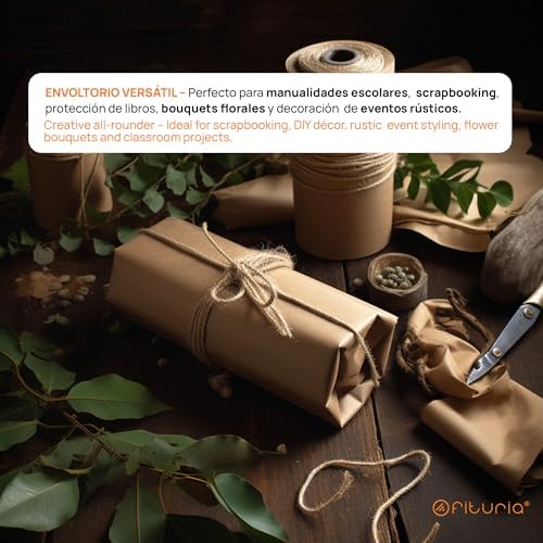 Vue 4 de Ofituria Papier Kraft Brun