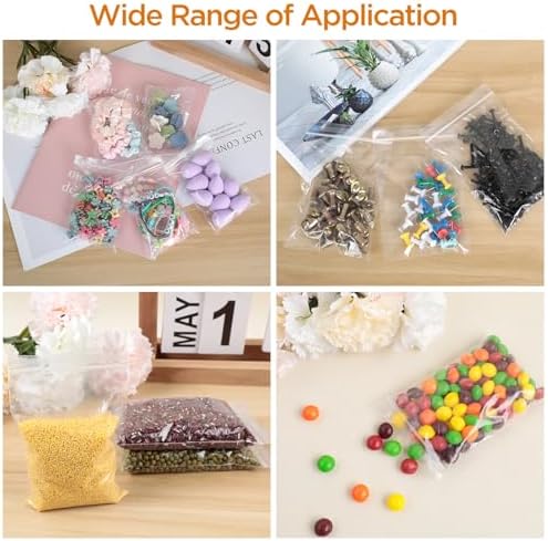 Vue 6 de Aiqinu Sachet Plastique Transparent