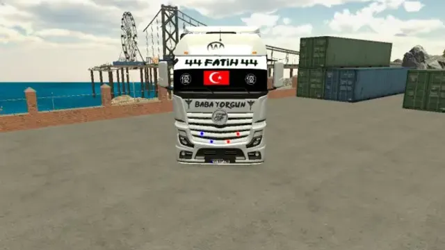 TIR Mersedes yeni motorlu egzozlu çakarlı
