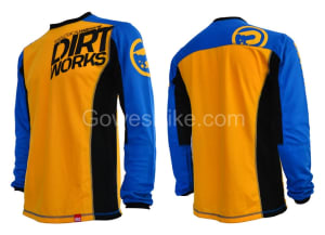 Jersey Sepeda  Dirtworks Minion  Kuning  Hitam Biru Jual 