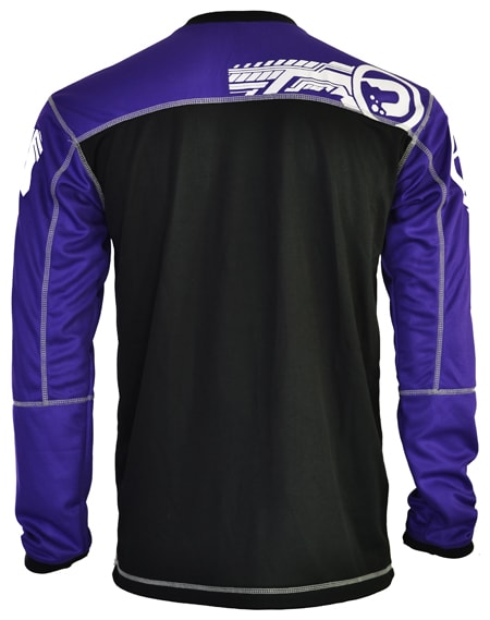  Jersey  Sepeda Dirtworks Machinist Hitam Ungu Jersey  Baju 