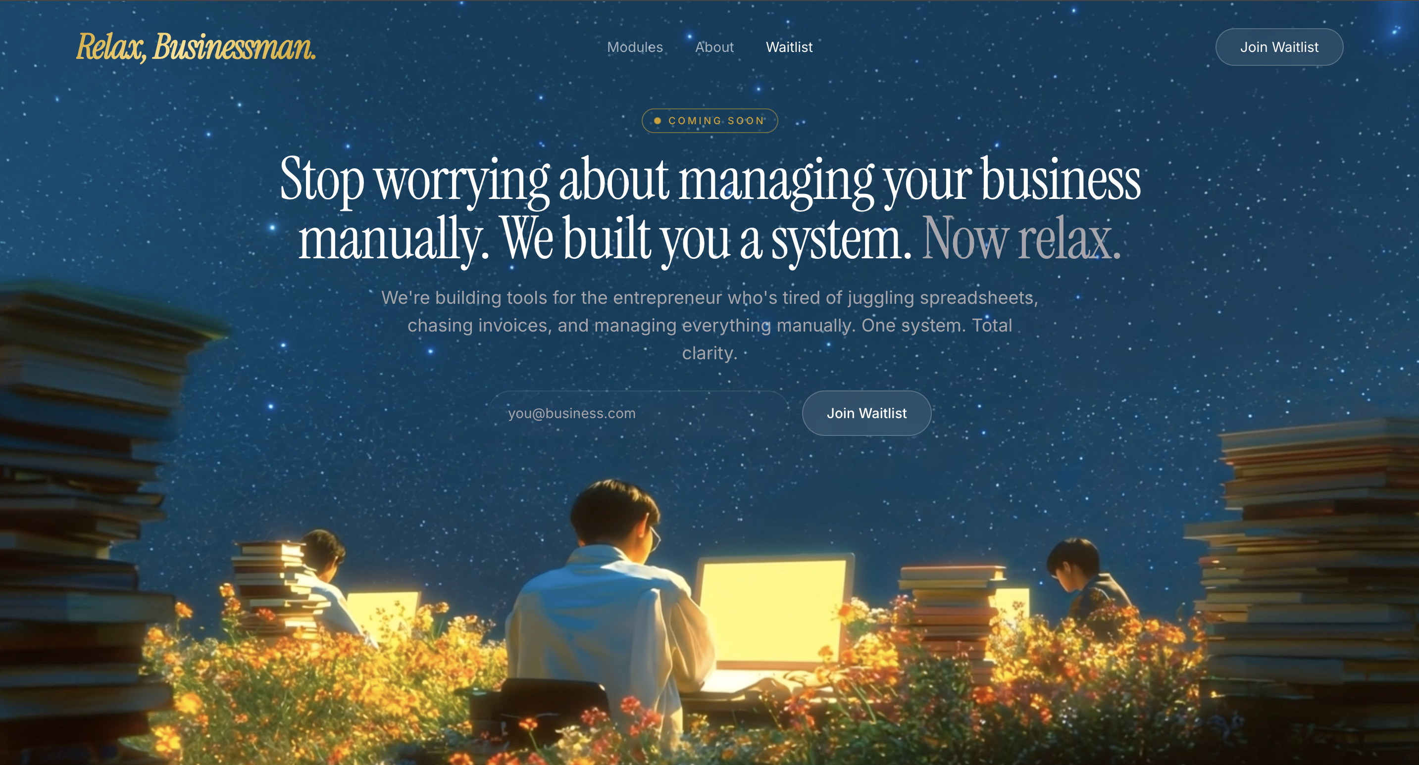 Relax Businessman - Business Lifestyle Website