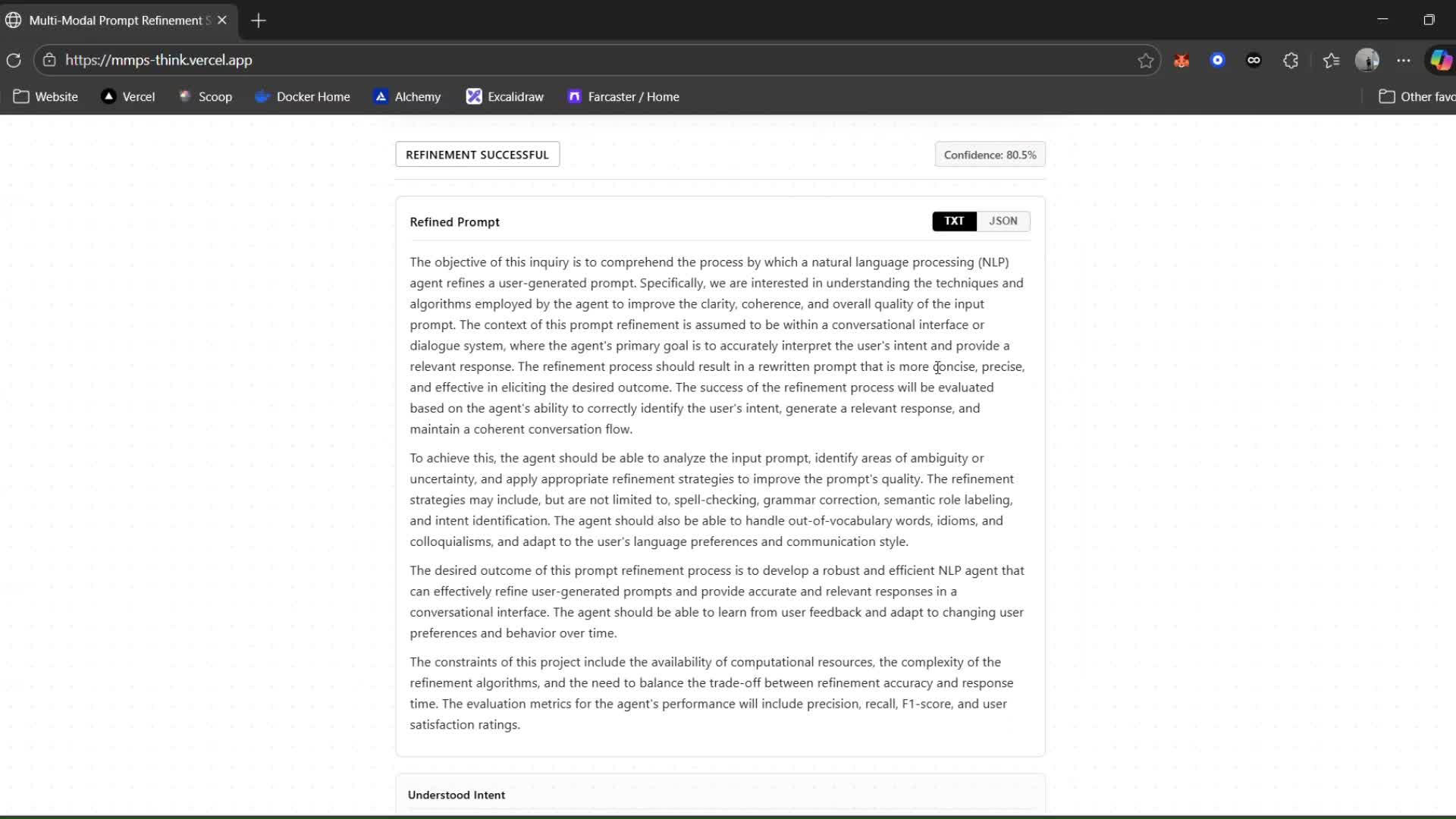 Multi-Modal Prompt System Demo