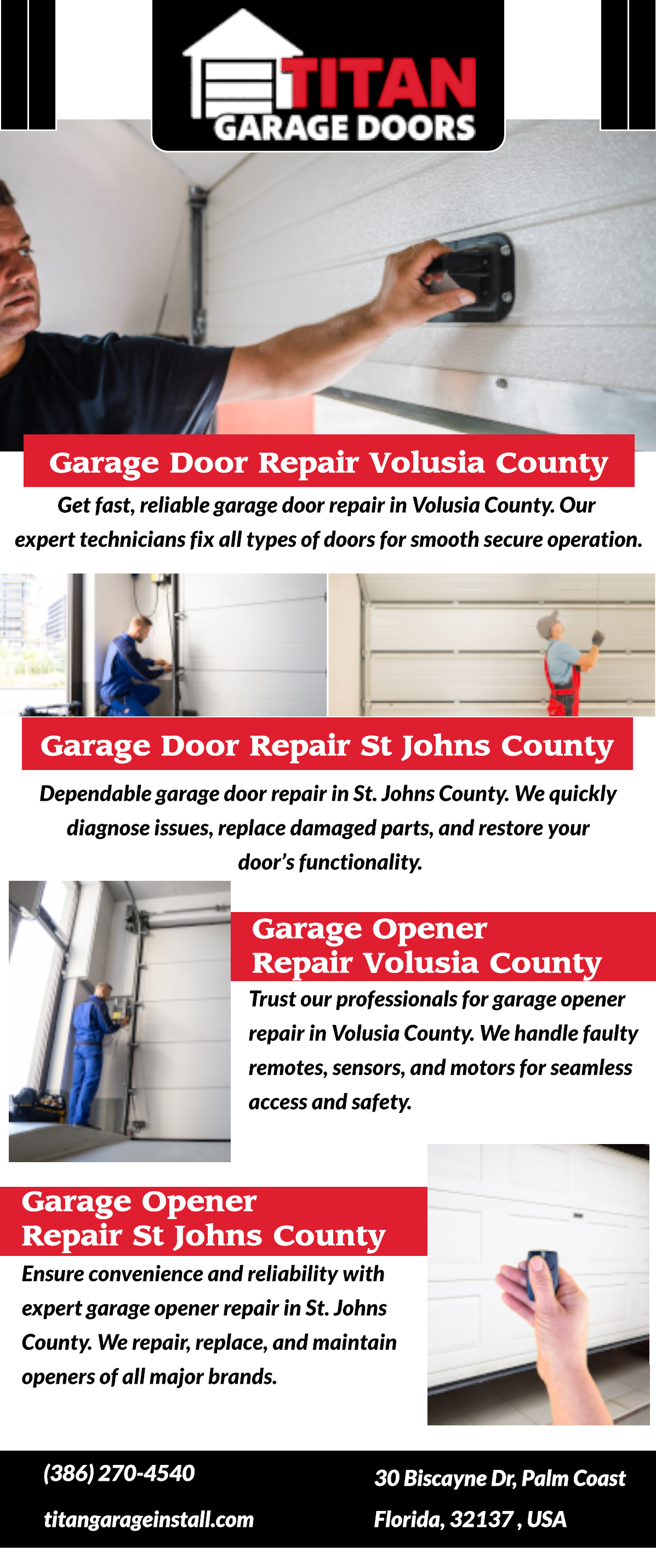View of Titan Garage Door Install and | Facebook | Linktree