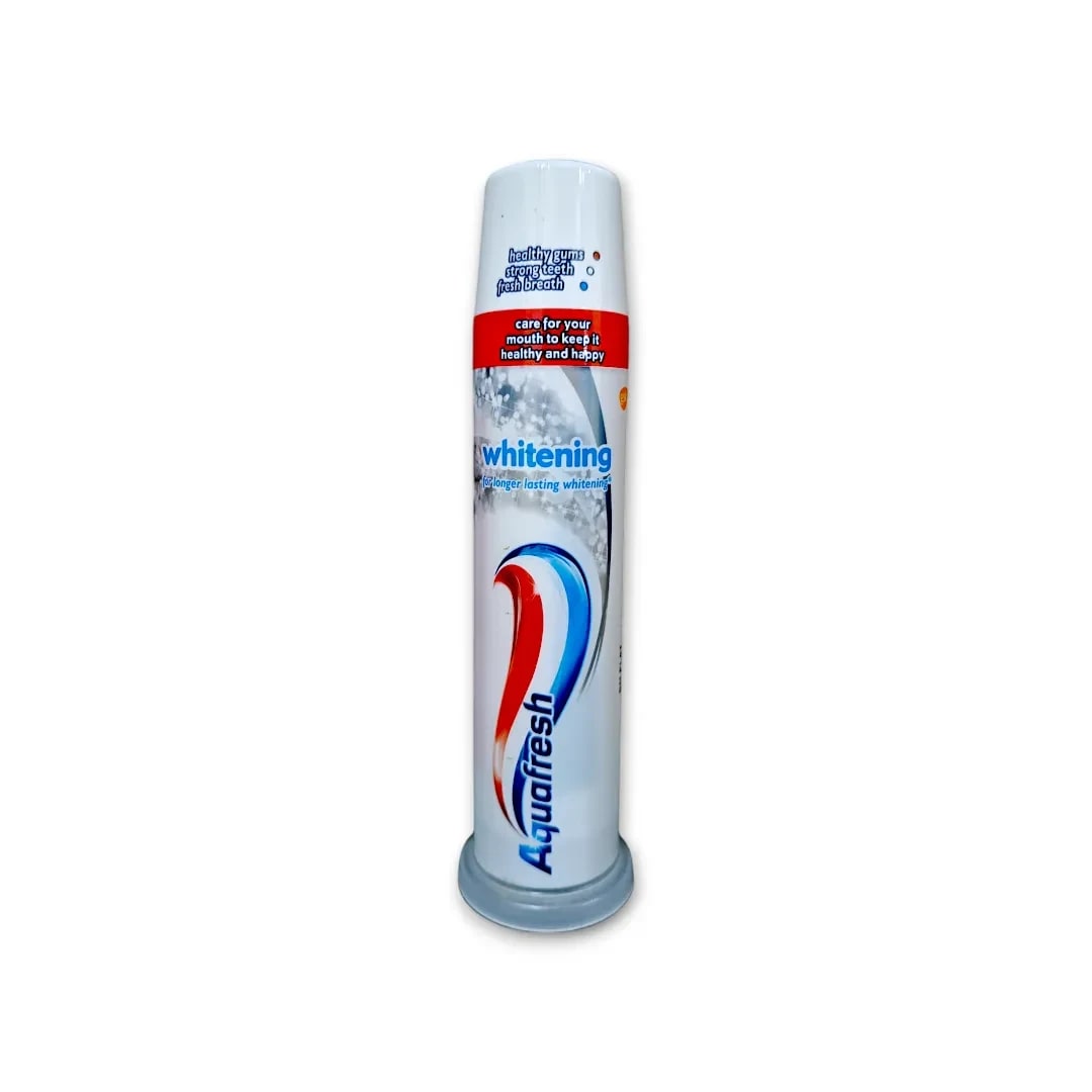 Aquafresh Whitening Toothpaste 100ml (Pump Dispenser)