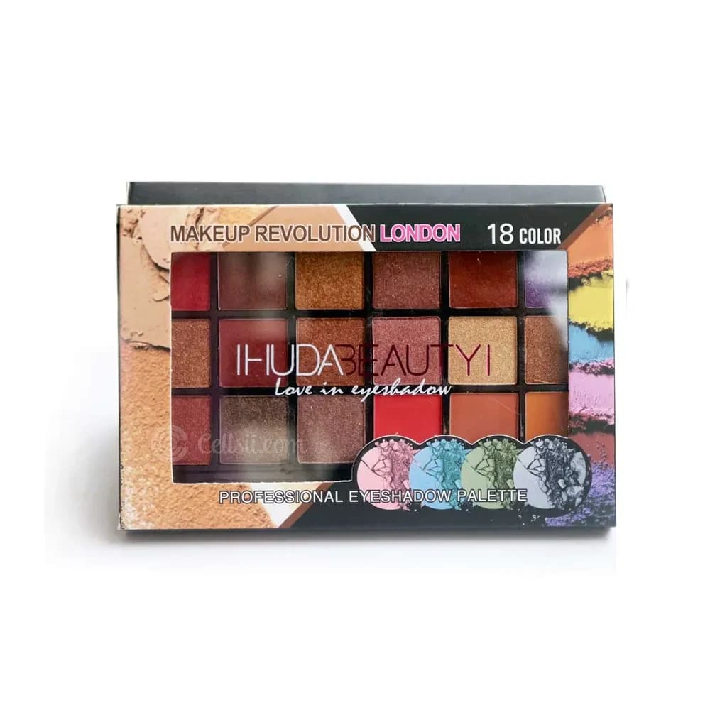 IHUDA Beauty 18 Colour Makeup Revolution Eyeshadow