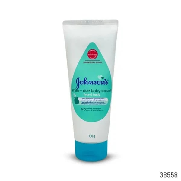 Johnson's Baby Cream Milk & Rice 50ml - Made in India