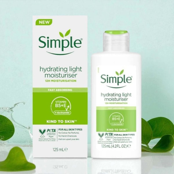 Simple Kind To Skin Hydrating Light Moisturiser 125ml - Made in Korea