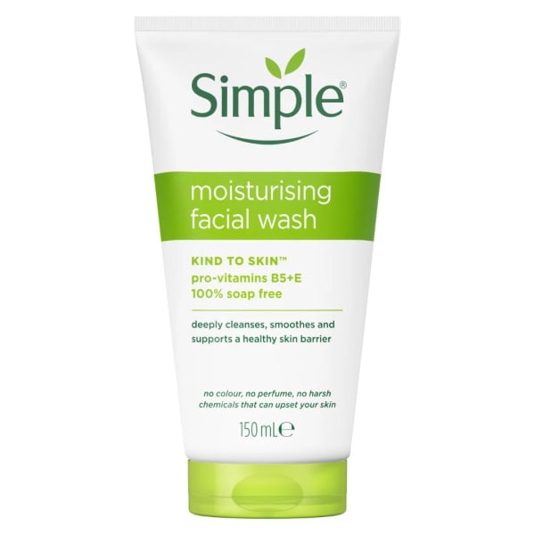 Simple Kind to Skin Moisturising Facial Wash 150ml - Made in Poland