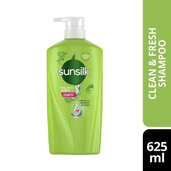 Sunsilk Lively Clean & Fresh Shampoo Size: 625ml