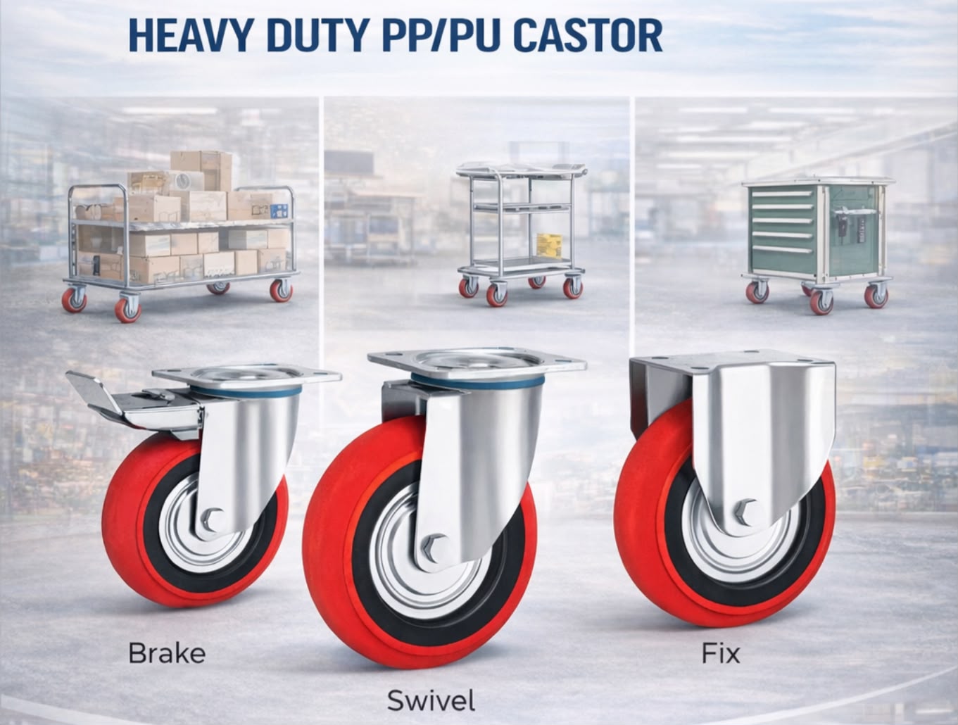 Heavy Duty Castor — product photo 2