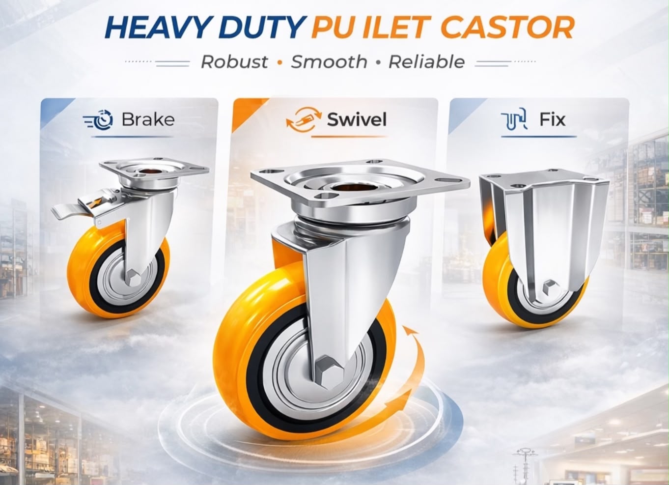 Heavy Duty Castor — product photo 4