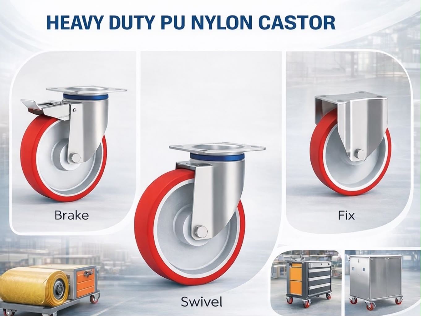 Heavy Duty Castor — product photo 6