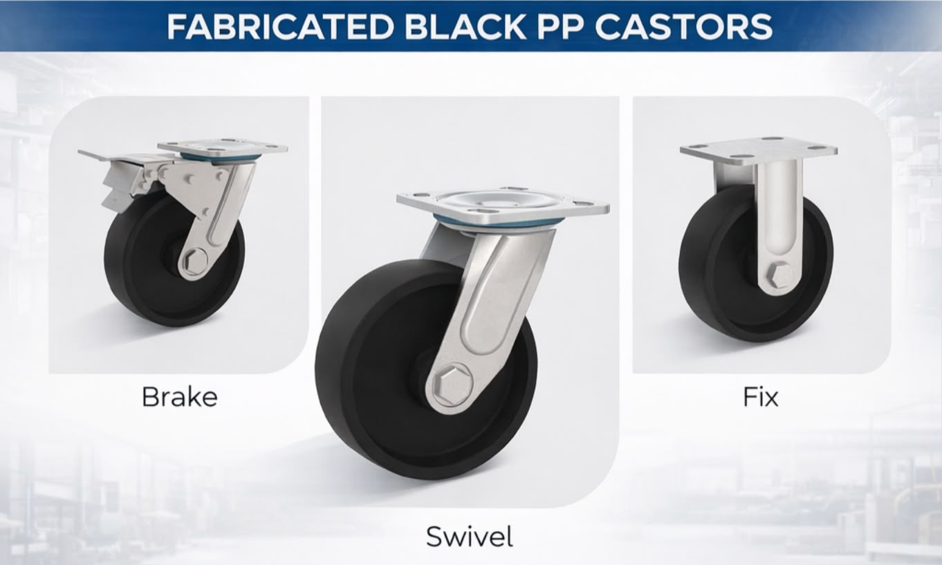 Fabricated Heavy Duty Castor — product photo 1