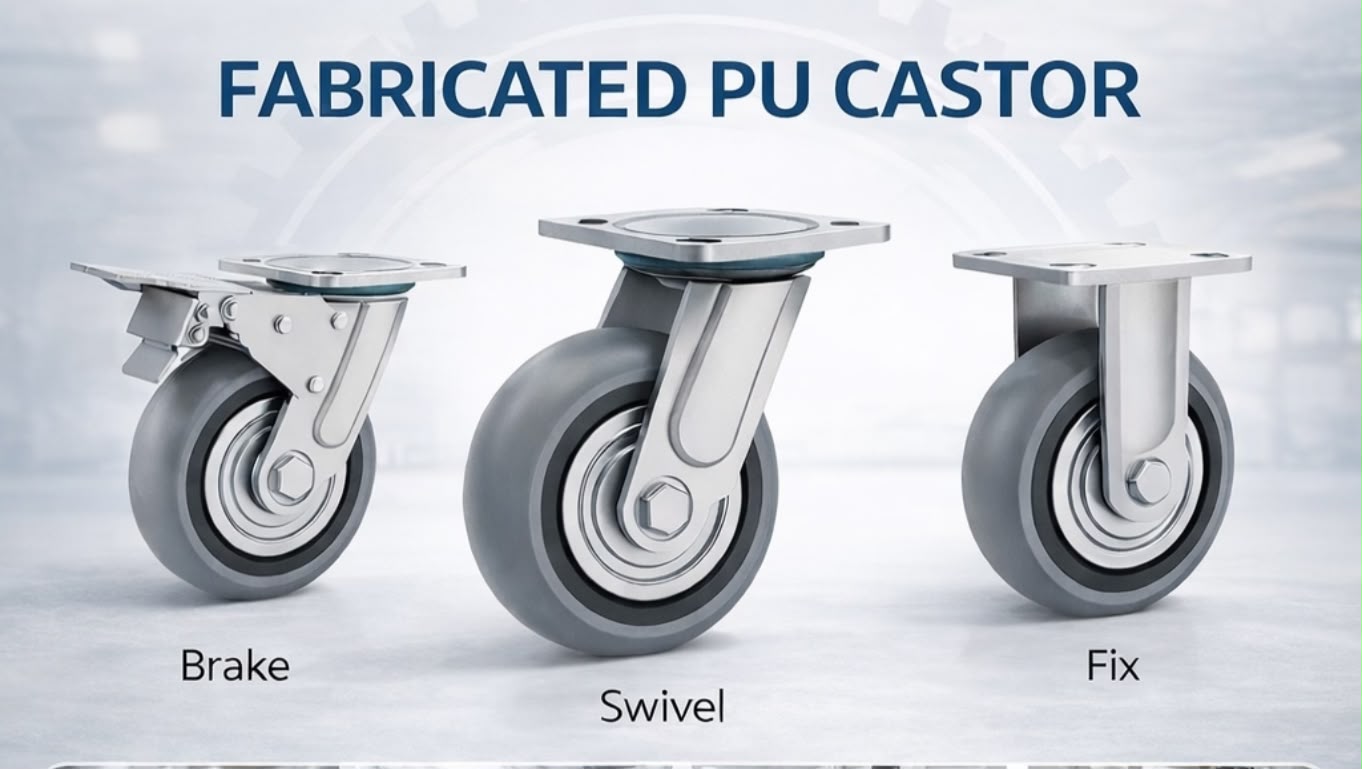 Fabricated Heavy Duty Castor — product photo 2
