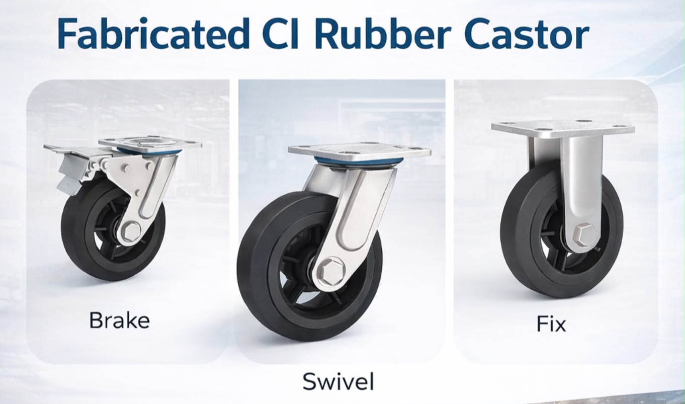 Fabricated Heavy Duty Castor — product photo 4