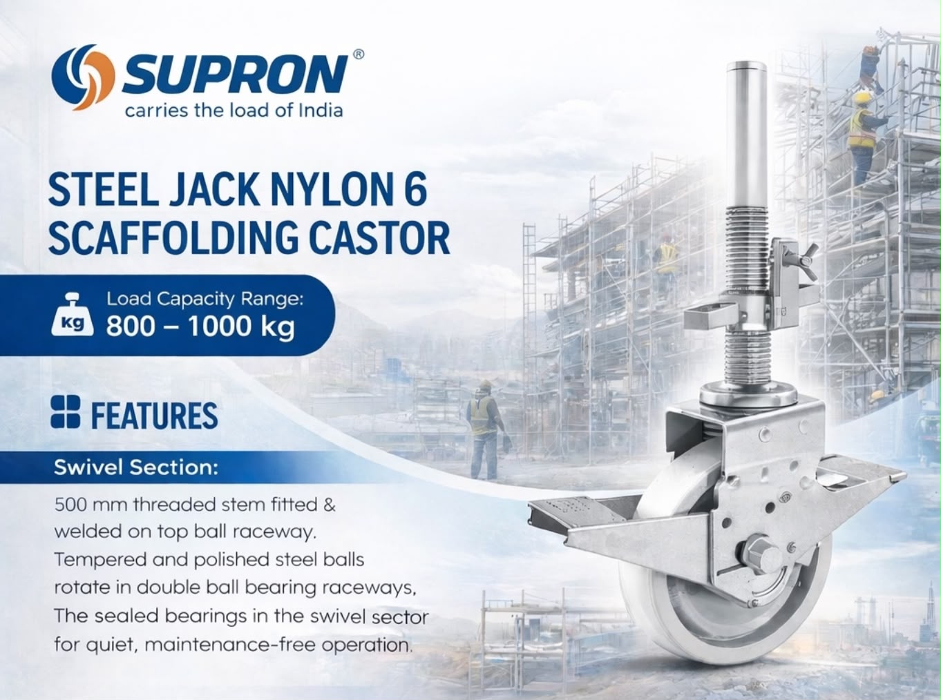 Scaffolding Castor — product photo 5